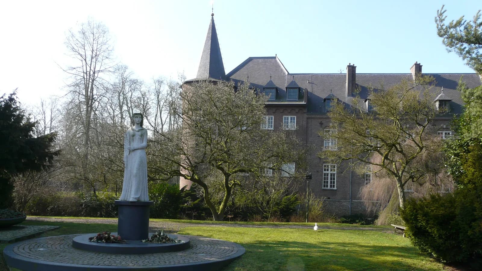 Zicht op Kasteel Gemert in Gemert